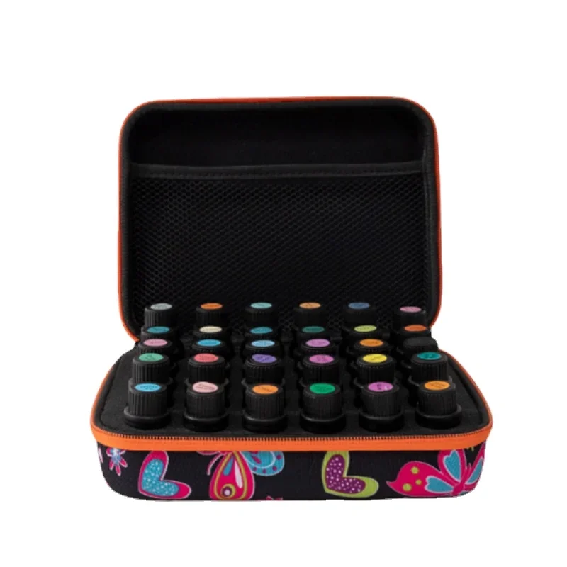 Essential Oil Case for DoTERRA 30 Slots 5ML 10ML 15ML Essential Oil Storage Organizer Travel Aromatherapy Storage Carrying Case