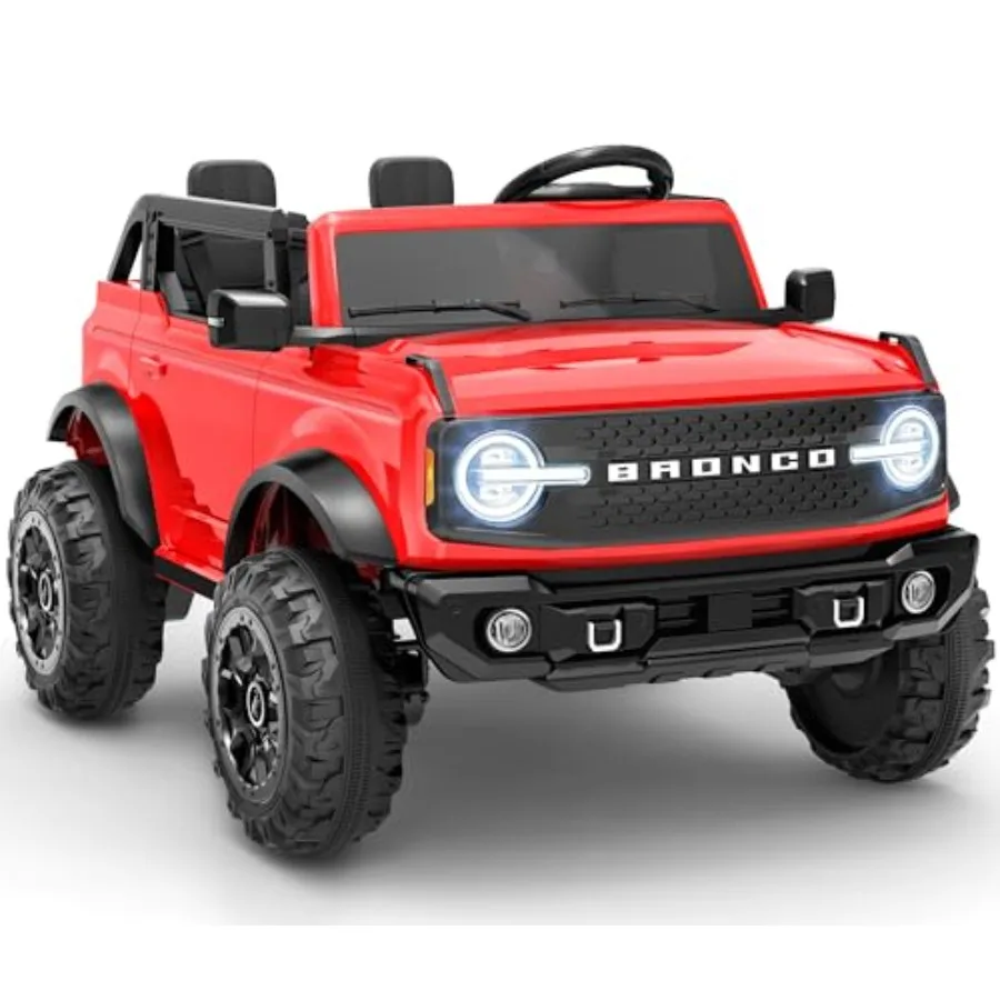 

24V 2 Seater Ride on Toys Licensed Ford Bronco Base, Electric Vehicle with Remote Control and Seat Belts, Electric Ride On Truc