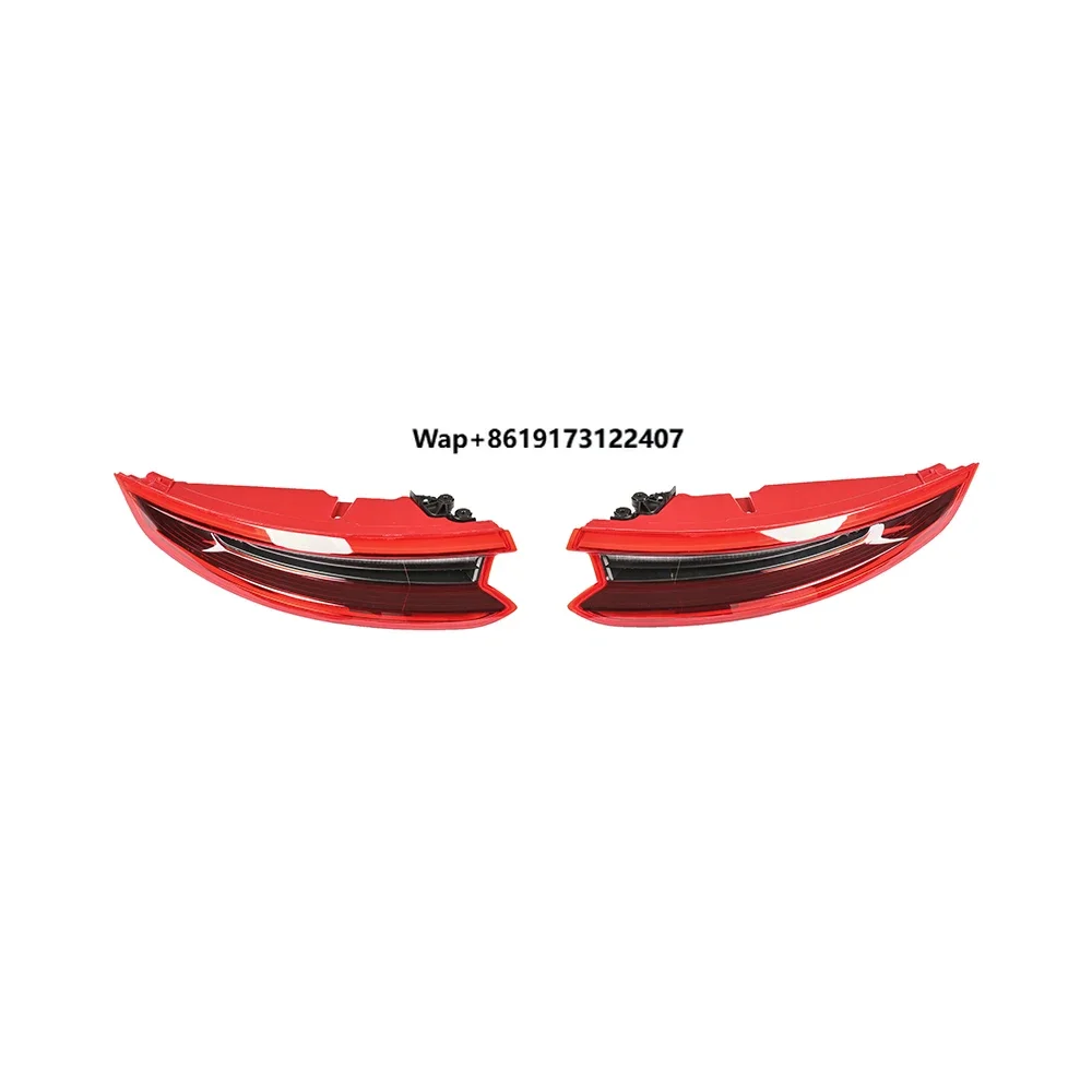 Upgrade 991.2 Style Red Dark Red Rear Bumper Light Taillight Stoplight for 2017-2019 911 Carrera 991.2 New Rear Lamp