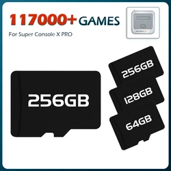 Tarjeta de Juego Utilizada para Consola, Placa para Videojuegos, Super Console X PRO, 117 000 Juegos Integrados, PSP, PS1, NDS, N64