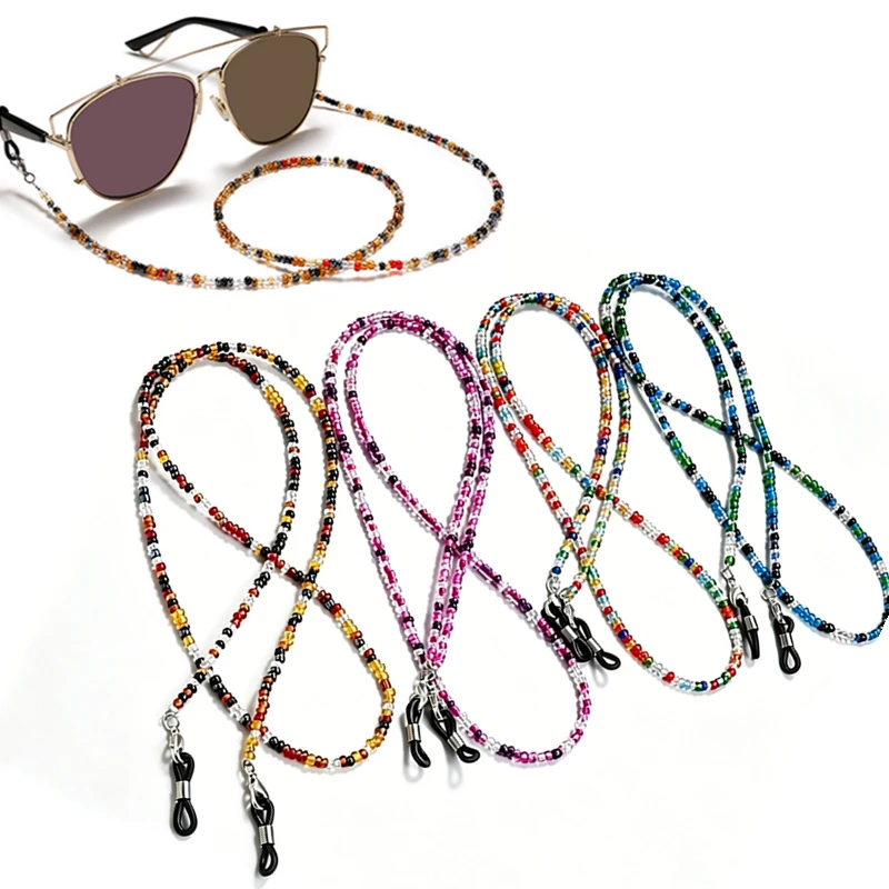 Kristall-Brillenkette für Damen, eleganter Brillenhalter, Lesebrillenband, Maskenkette, Halskordel, zum Umhängen am Hals, Schmuck.