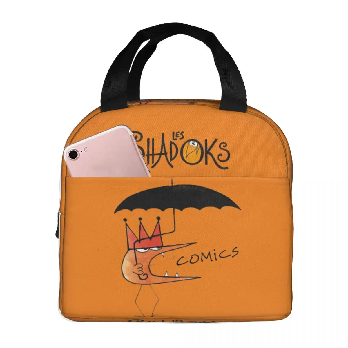 For Work Office Comics Leakproof Insulated Unique L-Les Shadoks Outdoor Ice Bag Students Food Bags