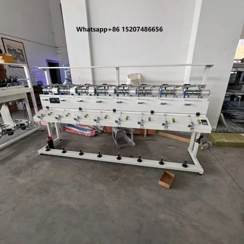 Stable Running Yarn Cone Rewinder Machine Auto Stop When Yarn Break Full Bobbin Textile Winding Machinery