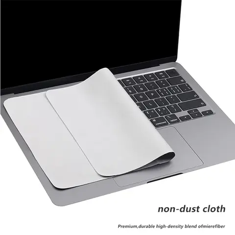 Microfiber Keyboard Dust Cover for MacBook Pro 15-16 inch Air 15 Dustproof Protective Cloth Ultra Thin Waterproof Keyboard Prote