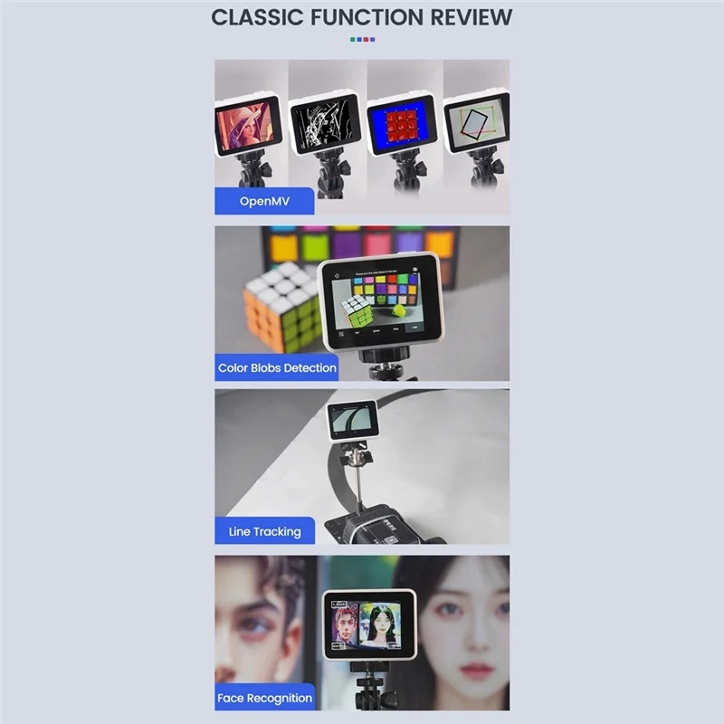 M16K-For Sipeed Maixcam Pro AI Camera Kit NPU SG2002 RISC-V YOLO Opencv WIFI6 With 2.4Inch Screen MIC Speaker