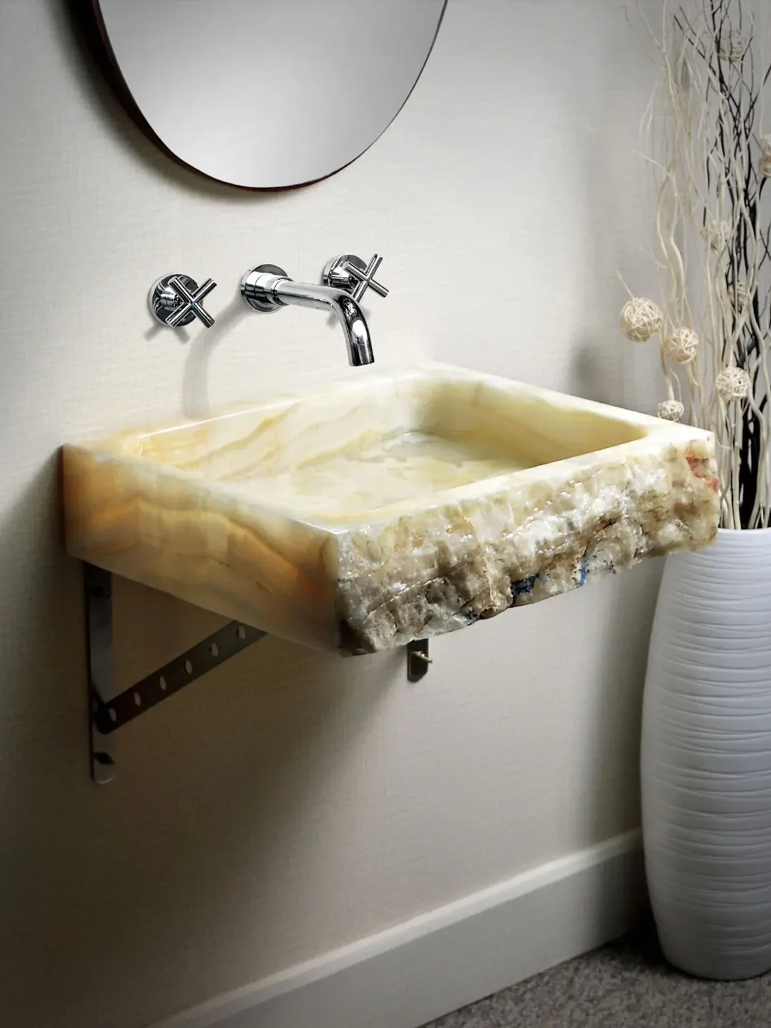 Wall-mounted wash basin