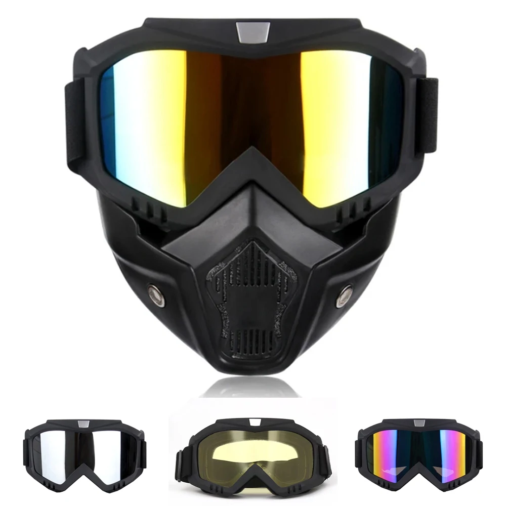 

MTB ATV BMX Защитная маска, очки, ветрозащитные спортивные очки для велосипеда, горного велосипеда, защитные лыжные очки