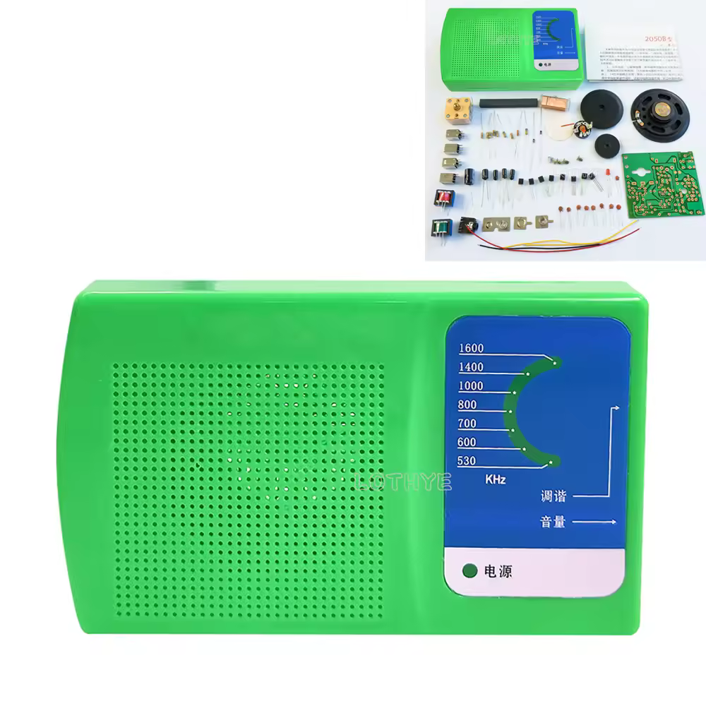 ZX2050B Kit di montaggio radio AM 7 tubi Kit elettronico fai-da-te Insegnamento Formazione Circuito Pratica di saldatura Assemblaggio di saldatura