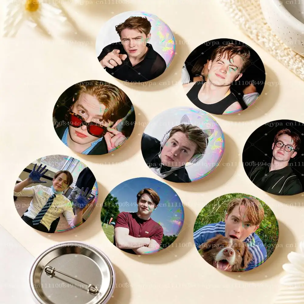 K-Kit Connor Pin Buttons Round Badge for Clothes Bags Hats Pins Accessories Backpacks Tote Bags Outfit Decor
