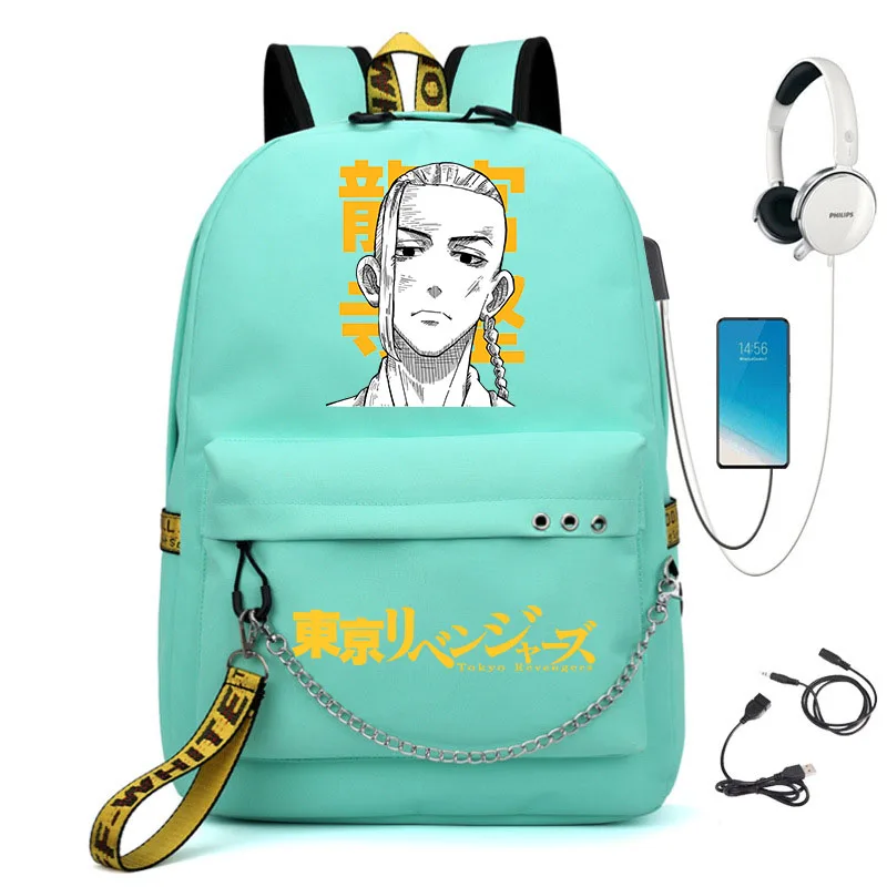 Tokyo Revengers bolsas de ocio para adolescentes, mochilas escolares con estampado de dibujos animados para niños y niñas, bolsas de viaje al aire libre