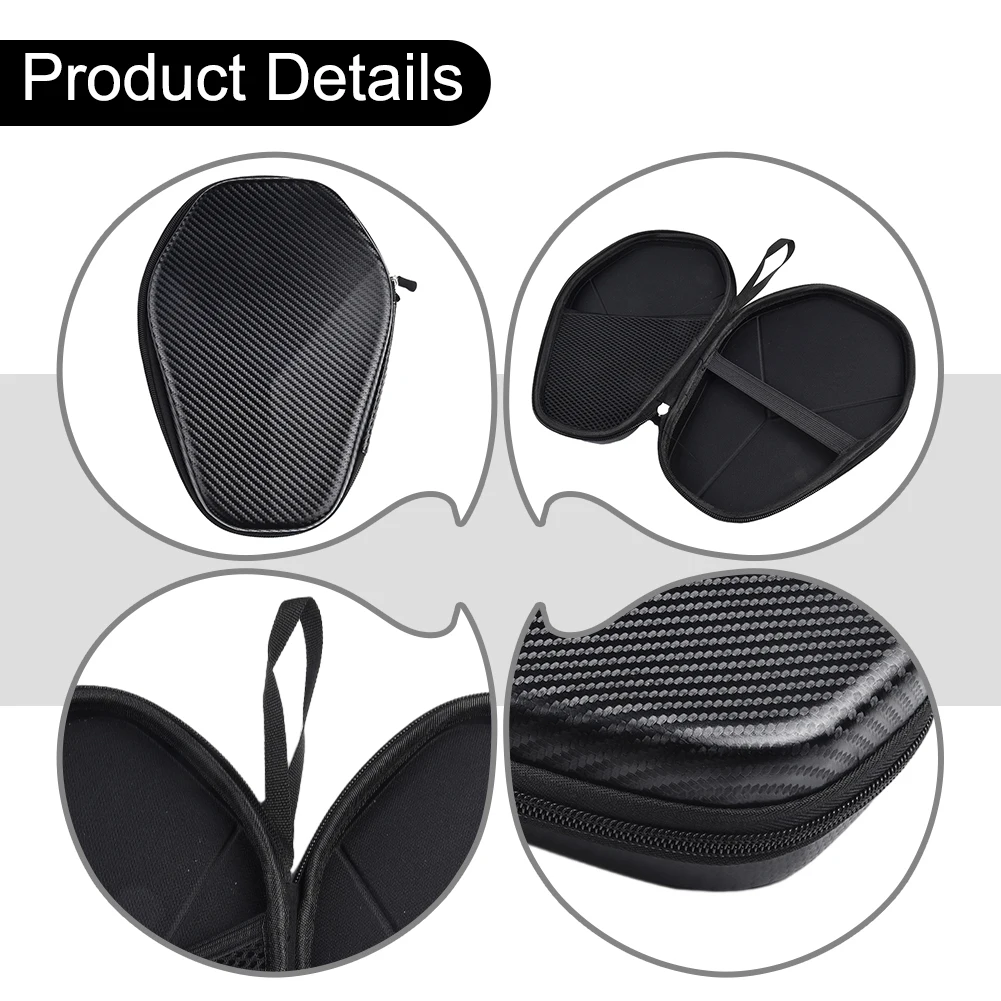 حقيبة مضرب تنس الطاولة لتخزين مجداف بينج بونج مع حماية مقاومة للماء وحزام يد محمول لسهولة الحمل #1