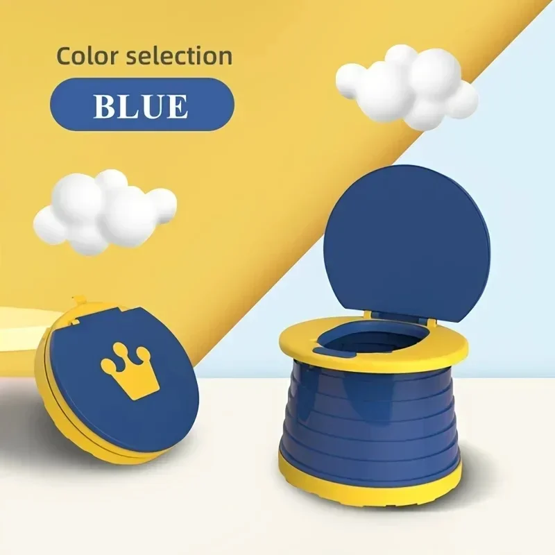 Portable Potty Child Portable Fold Potty Seat with Storage Bag Potty Training Seat Portable Potty Child for Toddler Girls Boys