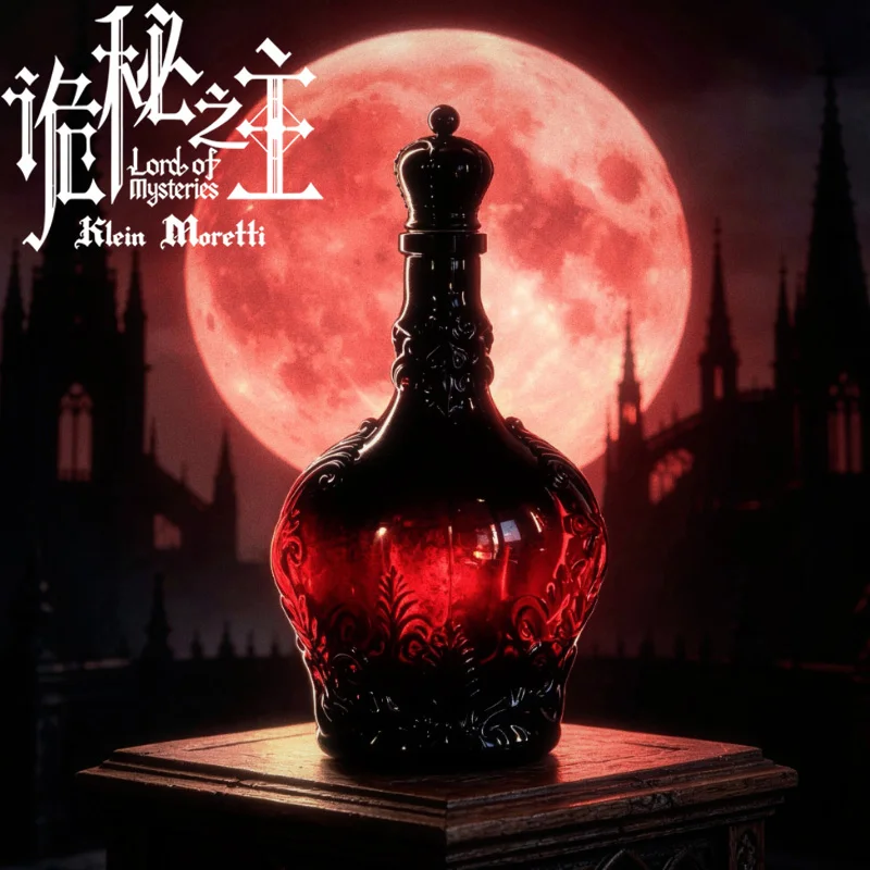 Anime Novel Lord of Mysteries Cosplay Vase Ancient Castle Whisky Bottle Bloodborne Glass Bottles Gothic Desktop Ornament Prop