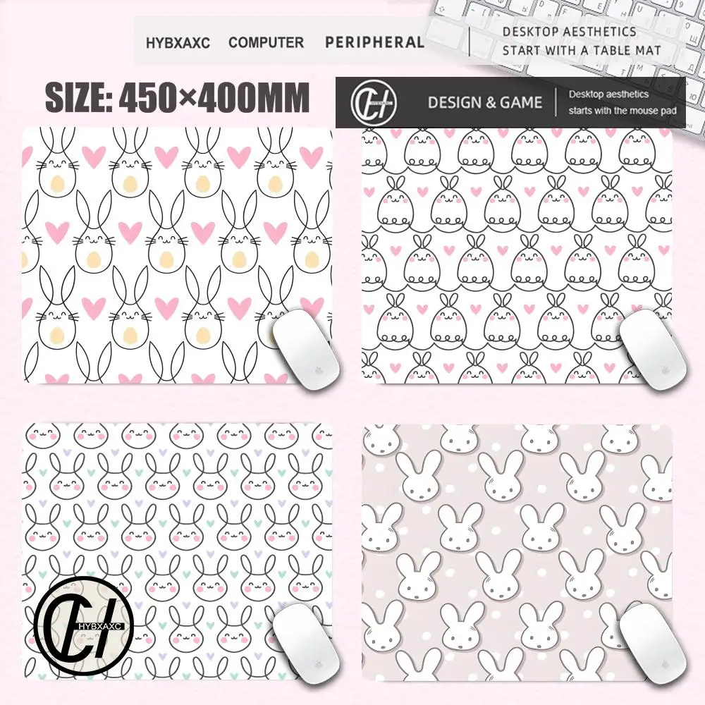 

Коврик для мыши с милым мультяшным кроликом, маленький офисный коврик для компьютерного стола, коврик для клавиатуры, коврик для мыши, подушка для ноутбука, нескользящий коврик для стола, домашний декор, ковер