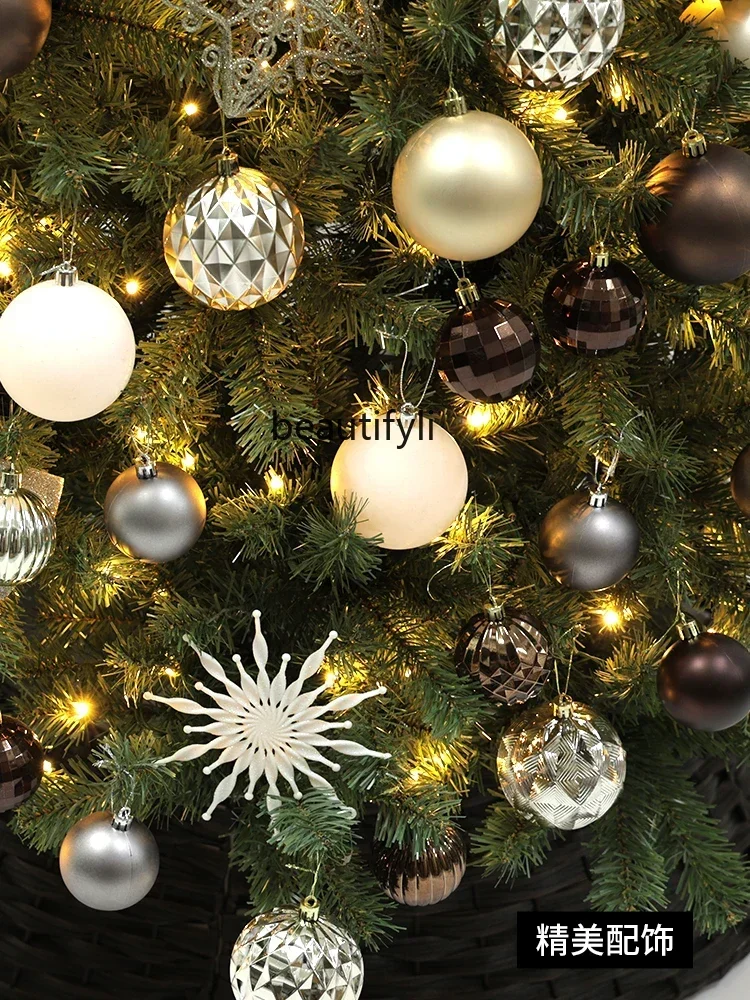 

YH Encrypted Christmas Tree Home Package Wind Premium Deluxe Set DIY Christmas Decorations C56