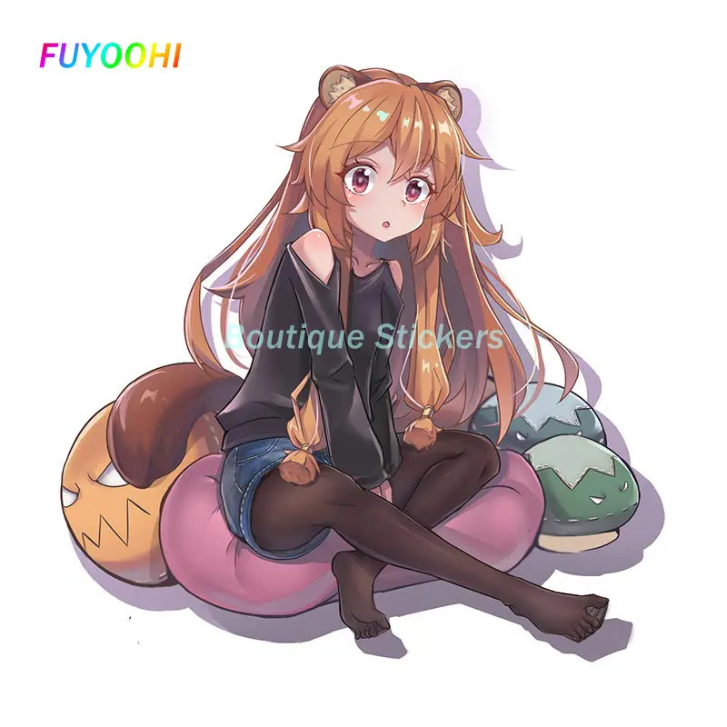 FUYOOHI Play Stickers The Rising of The Shield Hero Raphtaria Car Stickers Anime Waterproof Vinyl Decal Personality Car Label