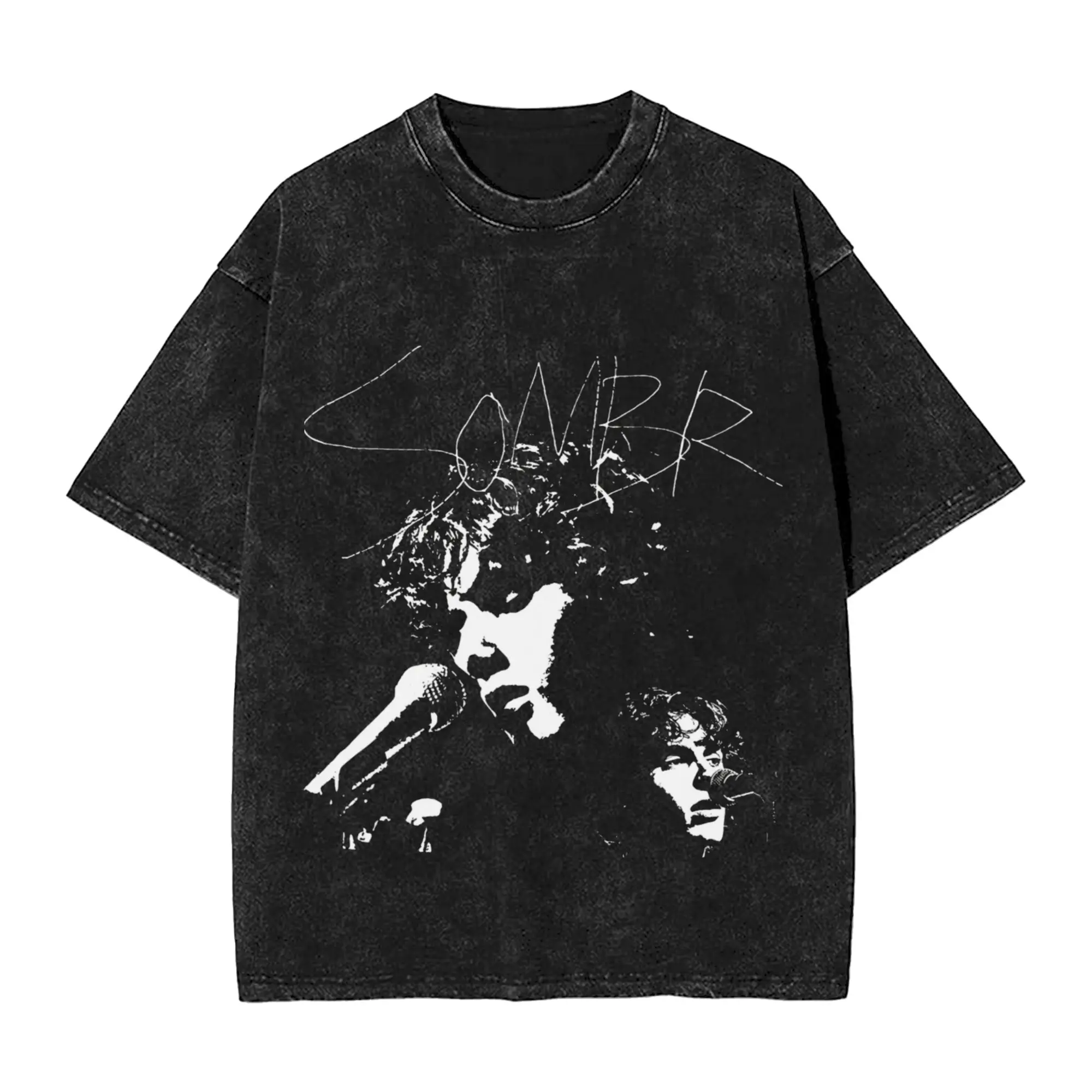 Sombr Youare The Reason World Tour 2026-2027 Merch Washed T Shirt Men Women Streetwear Hip Hop T-Shirt Summer  Tees Tops