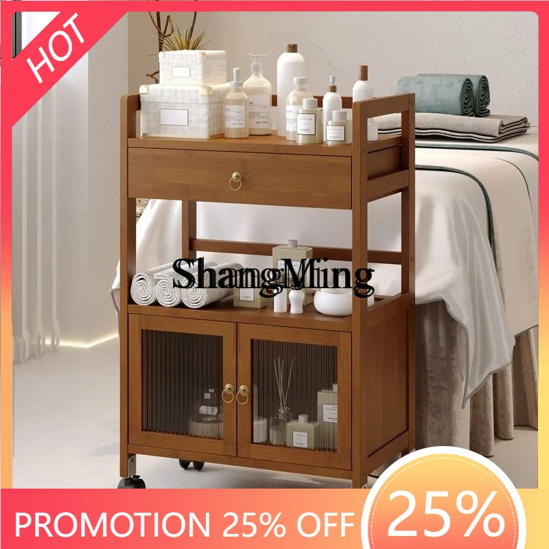 SM home beauty salon special trolley rack multi-functional cabinet tool cart nail art storage trolley