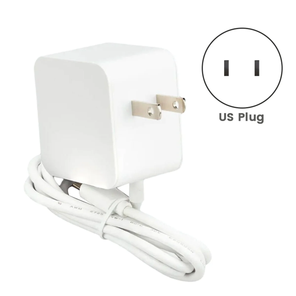 

For Raspberry Pi Generation 5 Pi5 Power Supply USB-C 27W 5.1V 5A Multifunction Convenient Adapter with US Plug