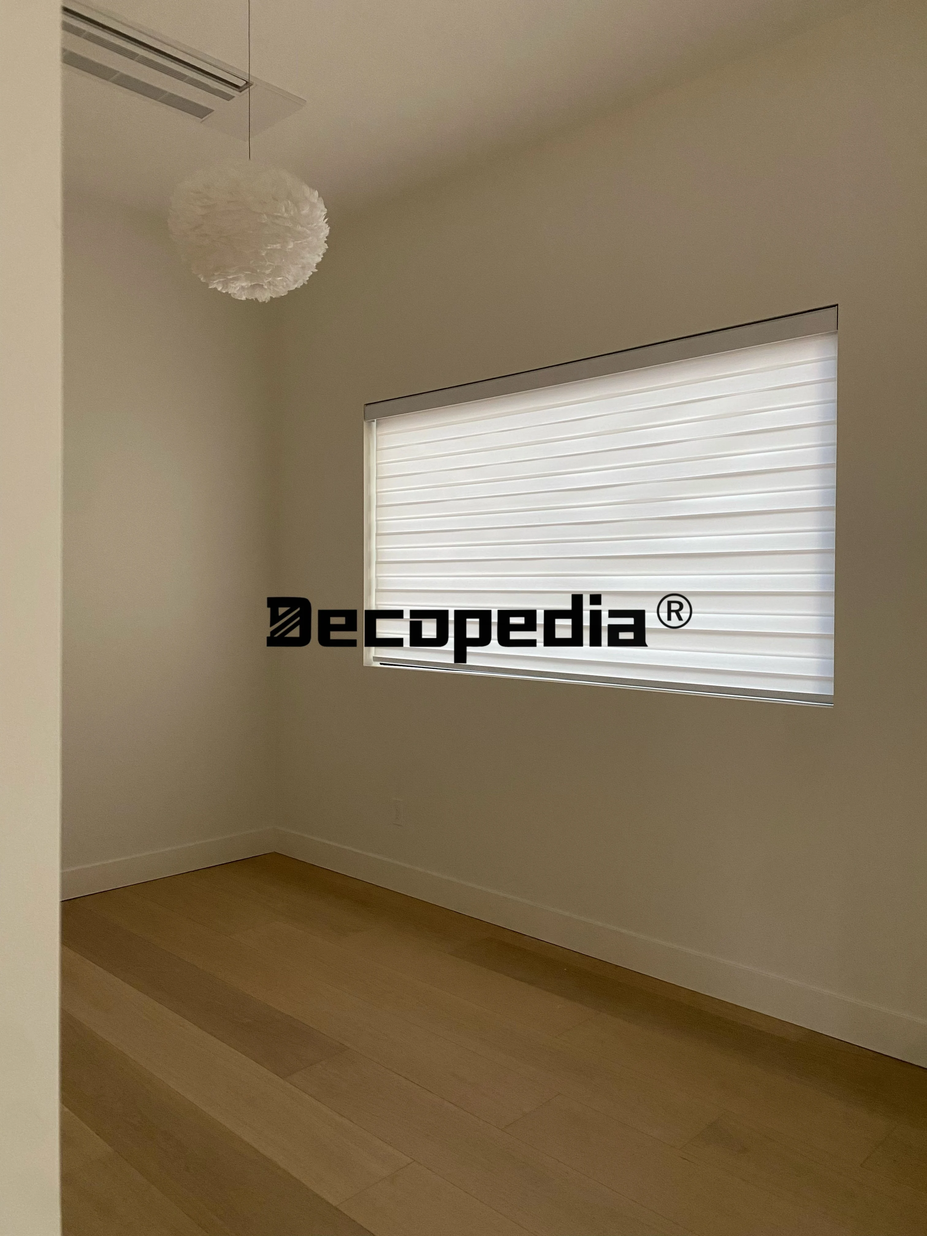 Decopedia Customize Zebra Shades Premium Window Blinds Day and Night Roller Zebra Blinds Blackout for Home Windows Sliding Door