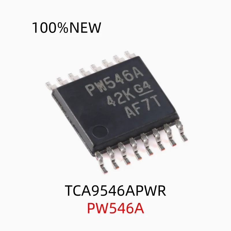 (10 pieces) 100% new TCA9546APWR, marked PW546A, TSSOP-16 package, features a reset voltage converter 4-channel 1.65V to 5.5V switch chip IC