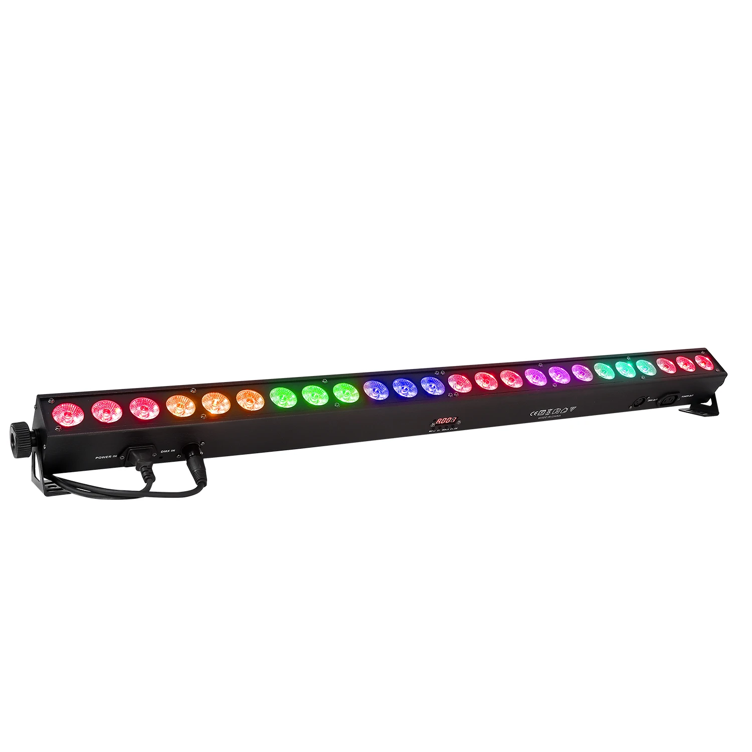 24x12W RGBWAUV 6in1 Pixel LED-Wallwasher/RGBW 4in1 Segmentgesteuerter LED-Wallwasher DMX-Steuerung Bühnen-, Party-, DJ- und Disco-Ausrüstung