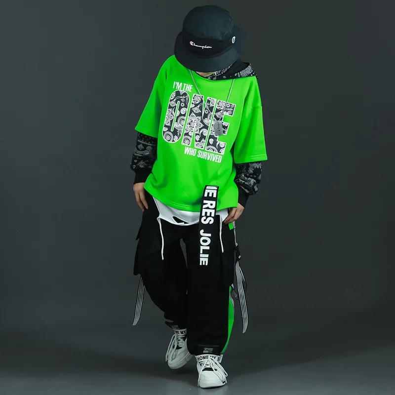 Boys Skateboarding Practice Clothes, Jazz Dance Stage Performance, Hip-hop Practice Clothes, Girls Drum Clothes, 4-16 Years Old