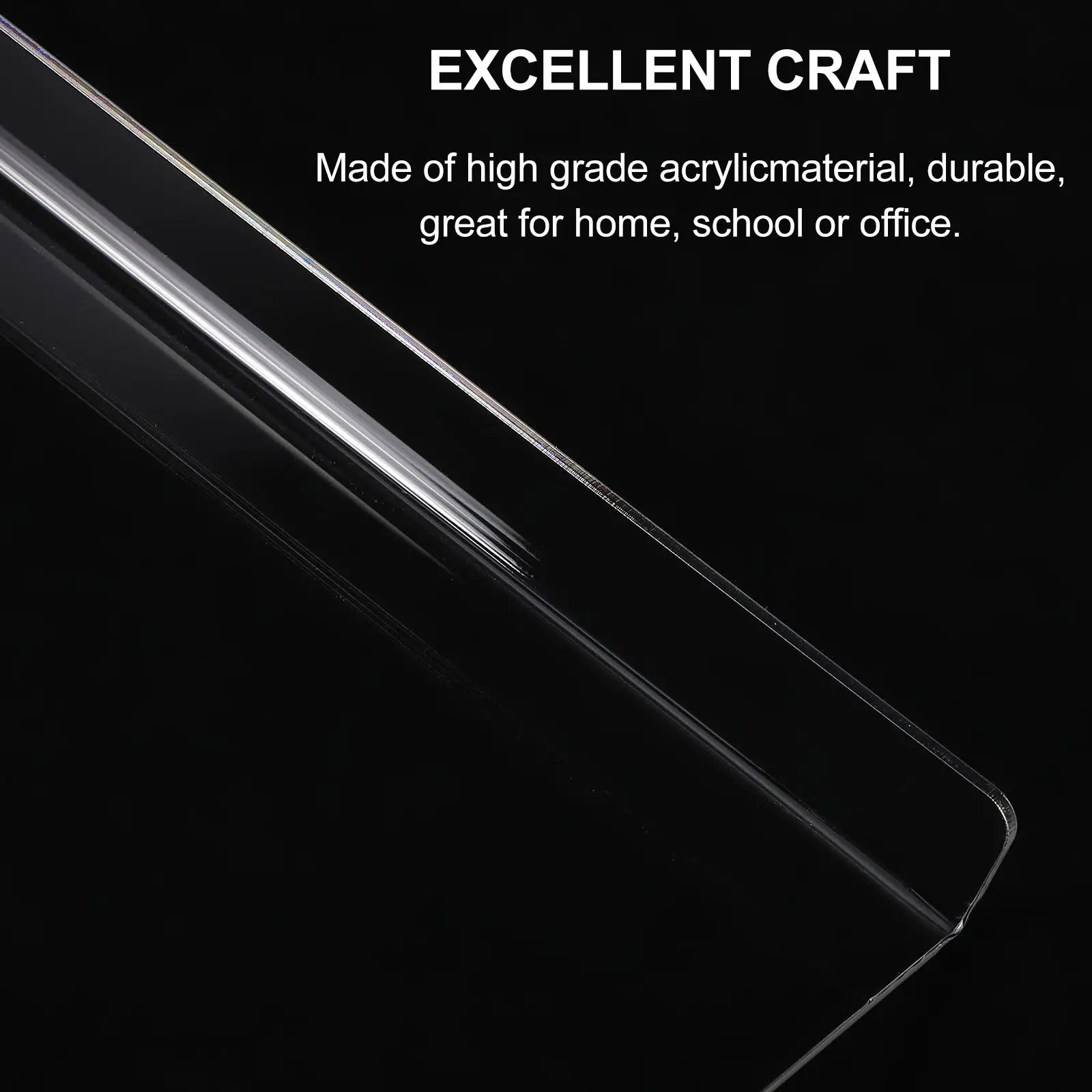 Acrylic Keyboard Stand for Desk Clear Ergonomic Keyboard Riser for Home Office School Gaming Setup Aesthetic Desk Accessory