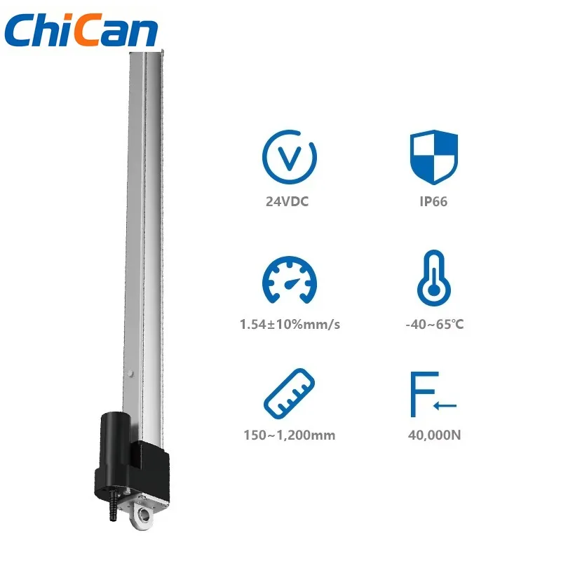 

【Smart】PrimoPal Solar Tracker Linear Actuator Sycronized 1.54mm/s 50000N 1000mm 1200mm Stroke Heavy Duty 24V Electric Linear Act