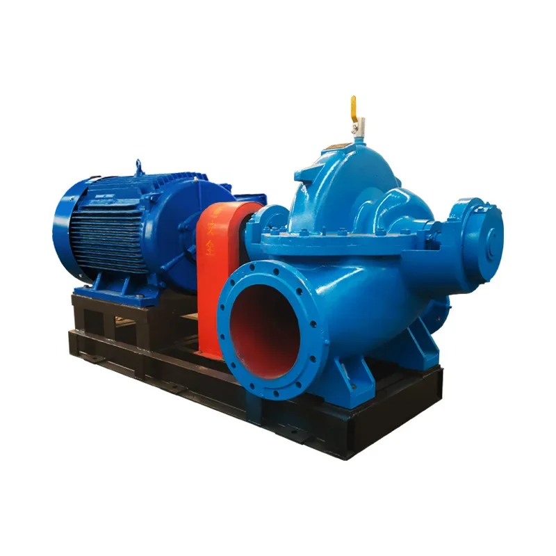 Large Voltage Flow Centrifugal Pump Electric Automatic Water Pump For Agricultural Irrigation Double Suction Split Case Pump