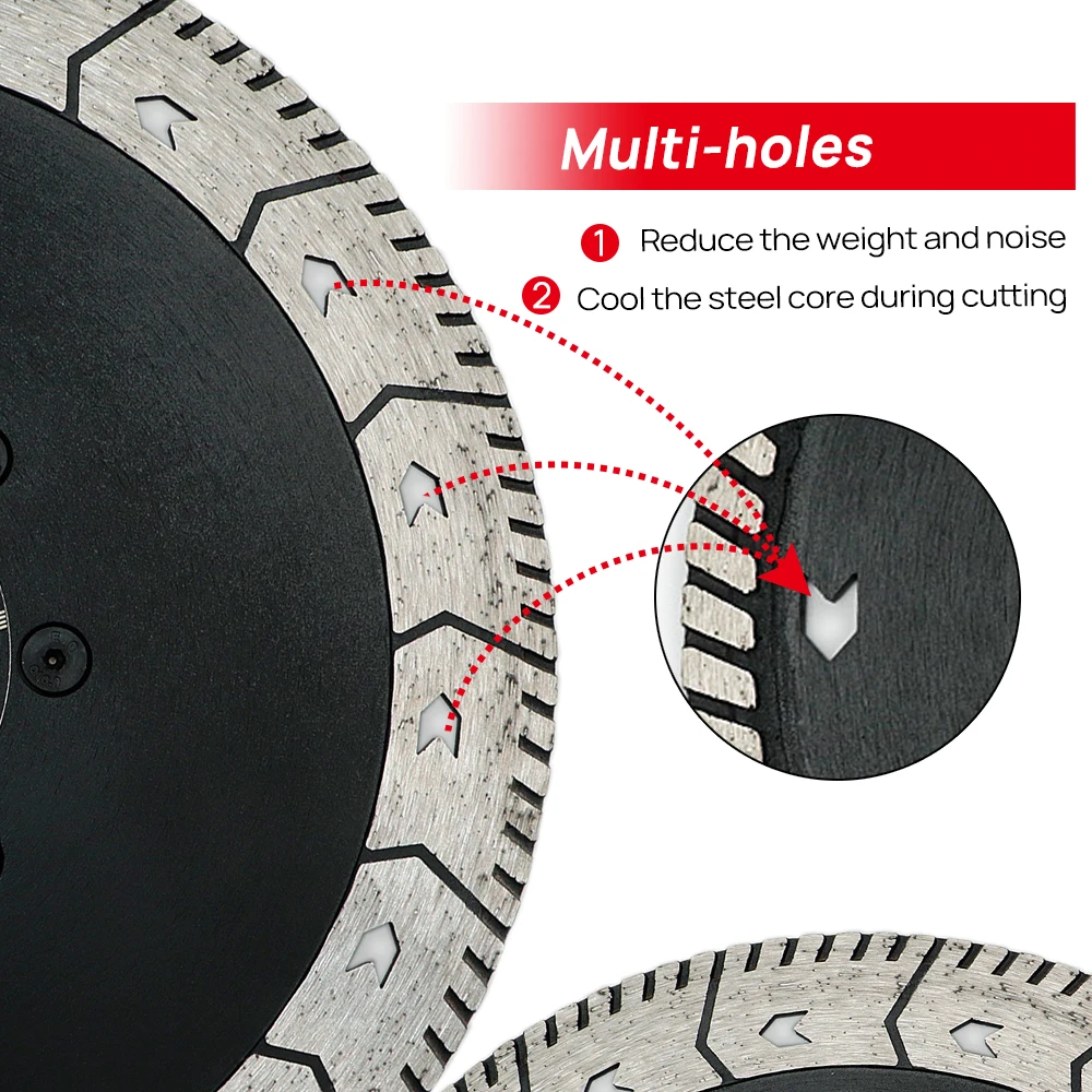 DT-DIATOOL 1pc Diamond Cutting Grinding Disc 75/115/125mm Hot Press Cutter Grind Sharpen Granite Marble Concrete Dual Saw Blade