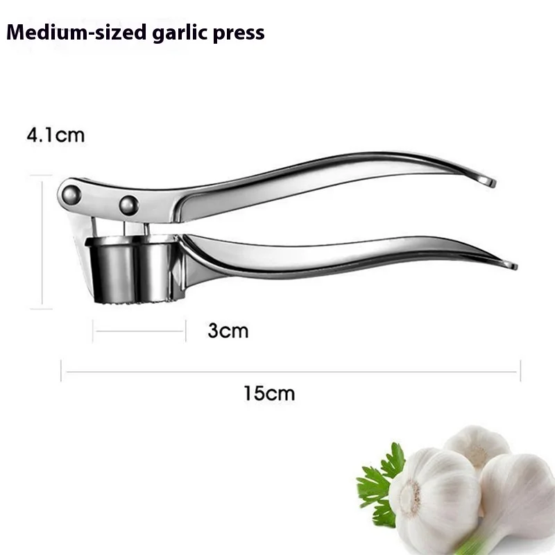 المطبخ الفولاذ المقاوم للصدأ الثوم تحطيم عصارة دليل الصحافة أداة تجليخ اكسسوارات المطبخ أدوات اكسسوارات المطبخ
