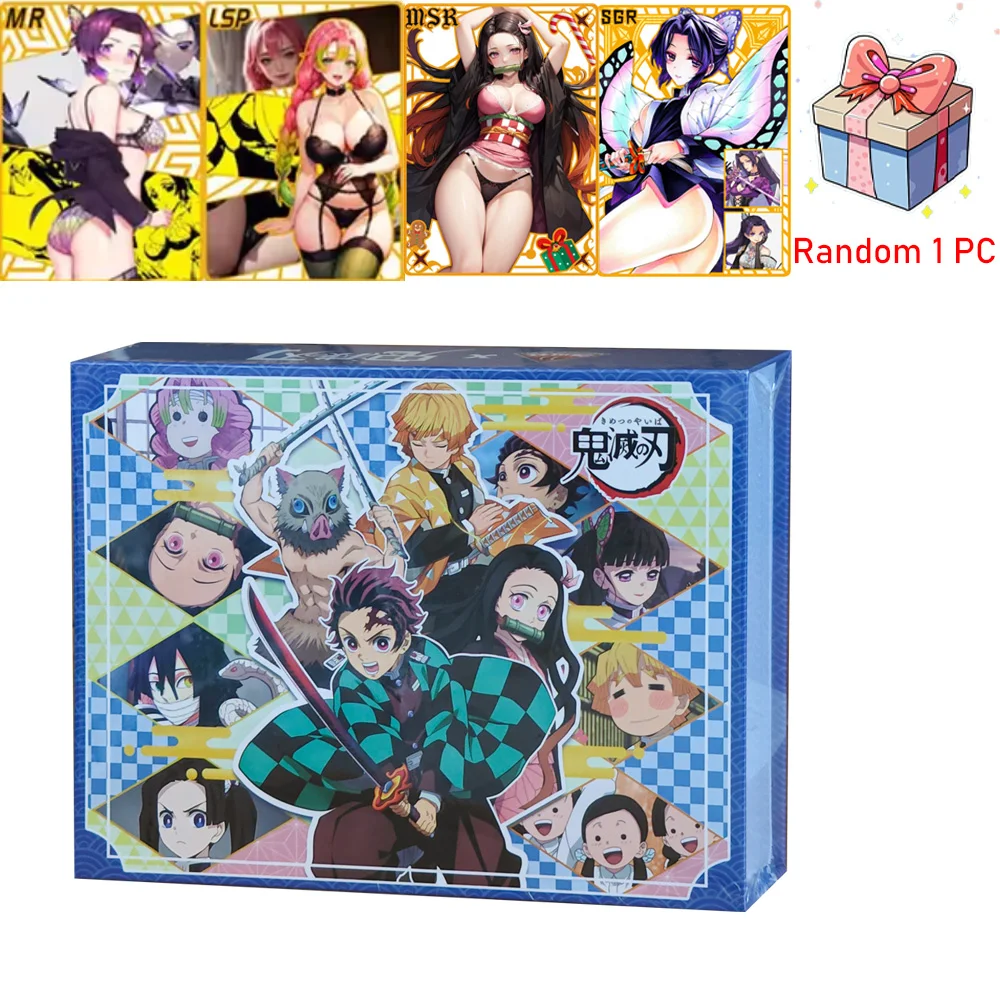 

New Watermelon Society Demon Slayer Collection Card Japanese Anime Kimetsu No Yaiba Booster Box Tcg Cards Toy Hobbies Gifts