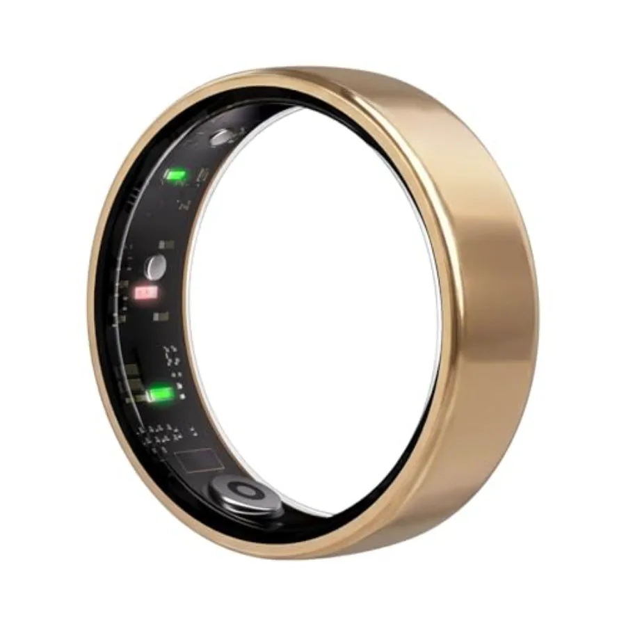 

Ring Air Ultra-Thin Smart Ring Sleep/Heart Rate/SpO2/Stress Women's Health and Fertility Tracker with BBT Technology Hot Flash