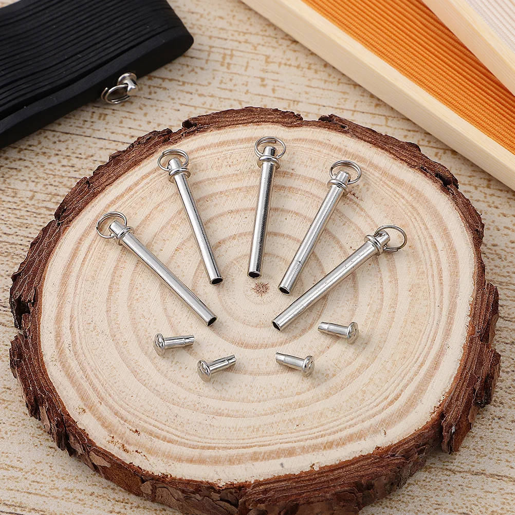 

5Sets Folding Fan Shaft Rivets Nuts Hand Fan Repair Kit Fasteners Practical Supply Craft DIY Studs Solid Shaft Rivet