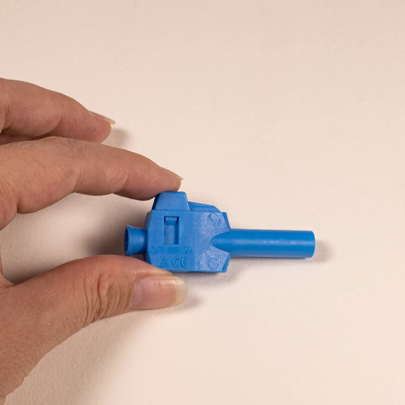 Multimeter-Messleitungen, Schnellverbindungsstecker, 4 mm Pistole, Laternenkopf, schweißfreie Verkabelung, Buchse, hohe Qualität, kein Multimeter-Anschluss – Detail 7