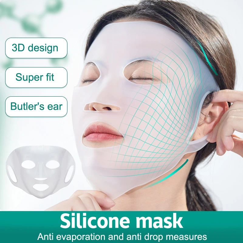 Silicone Mask Cover 3d Hanging Ear Type Anti-Slip And Anti-Fall Fixed Mask Auxiliary Device Fresh-Keeping Mask Protective Cover