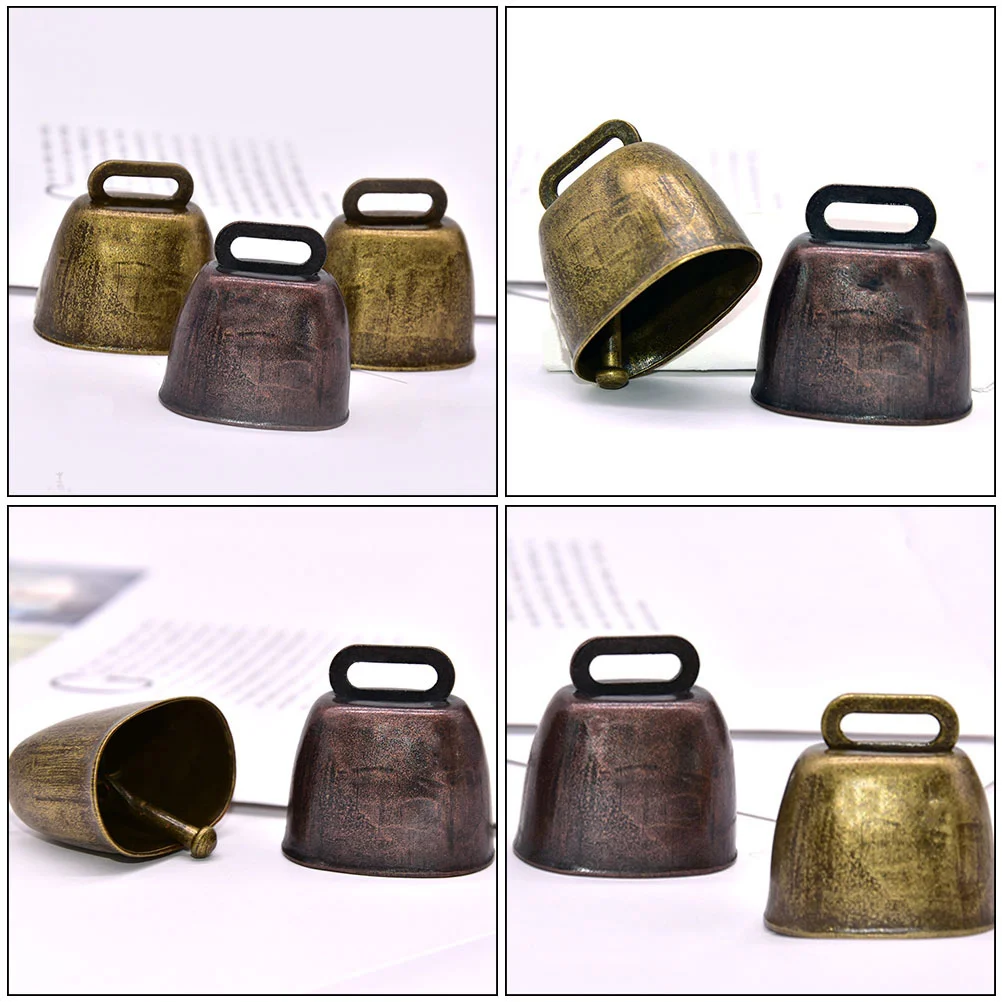 Metal Cow Bell Iron Cattle Bells Copper Livestock Hanging Pendants Pet Supplies Farm Animal Loud