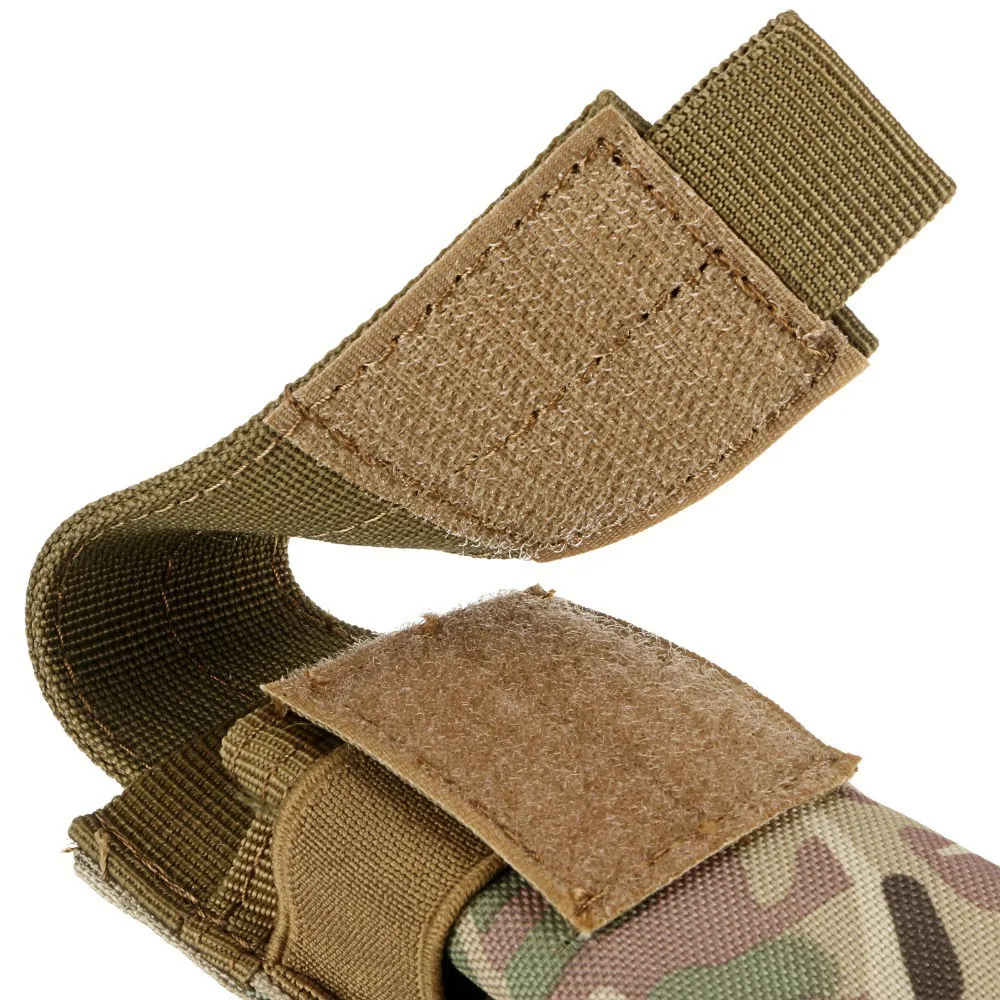 Taktische Molle Taschenlampe Tasche Taschenlampe Halter 9mm Magazin Einzel Mag Tasche Messer Holster M5 EDC Outdoor Jagd Werkzeug Tasche – Detail 16
