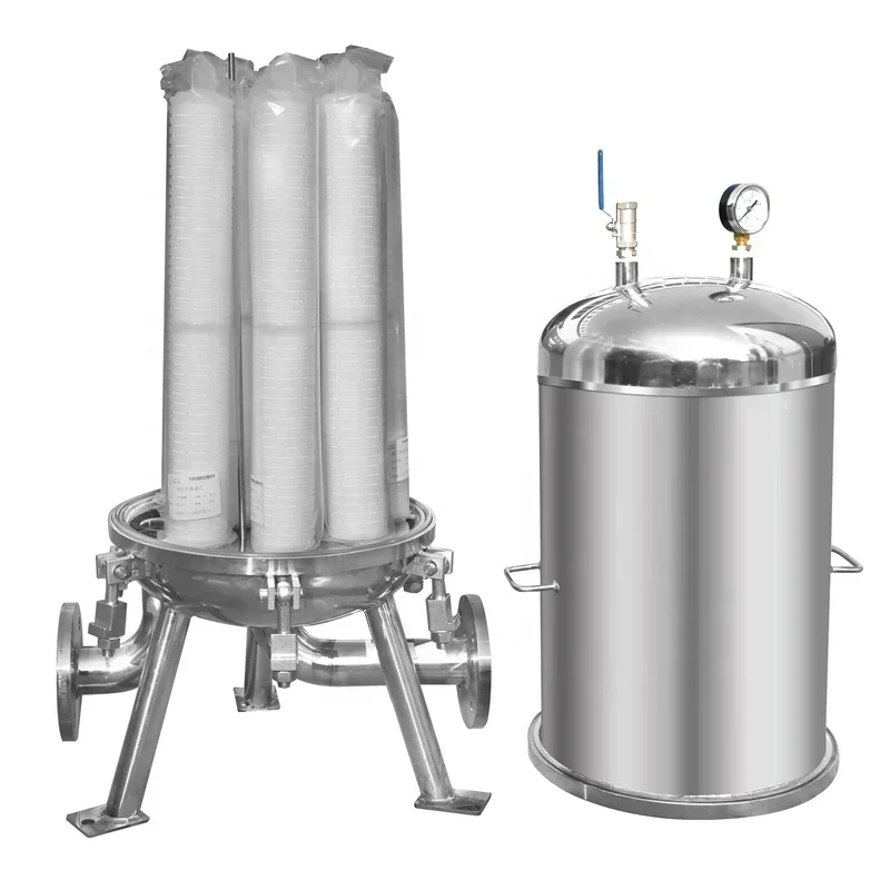 

Stainless Steel Polished 304/316 Microfilter Fine Chemical Liquid Filtration System Hot sales