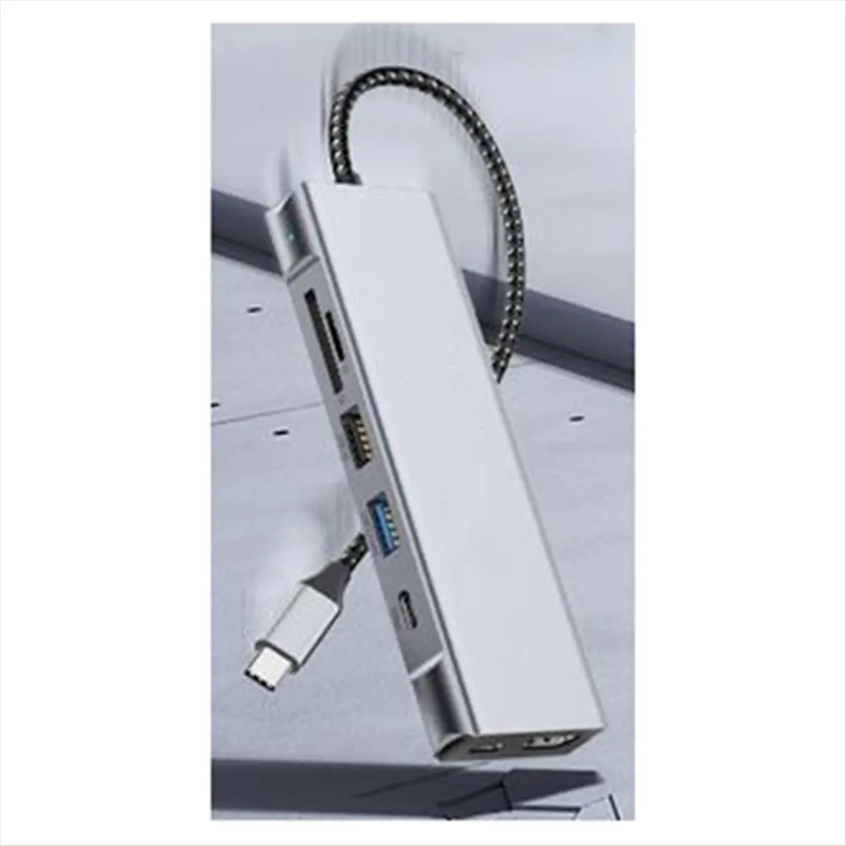 Top Sale USB Hub with Disk Storage Function M.2 SATA NVME SSD Enclosure Type C to -Compatible Docking Station