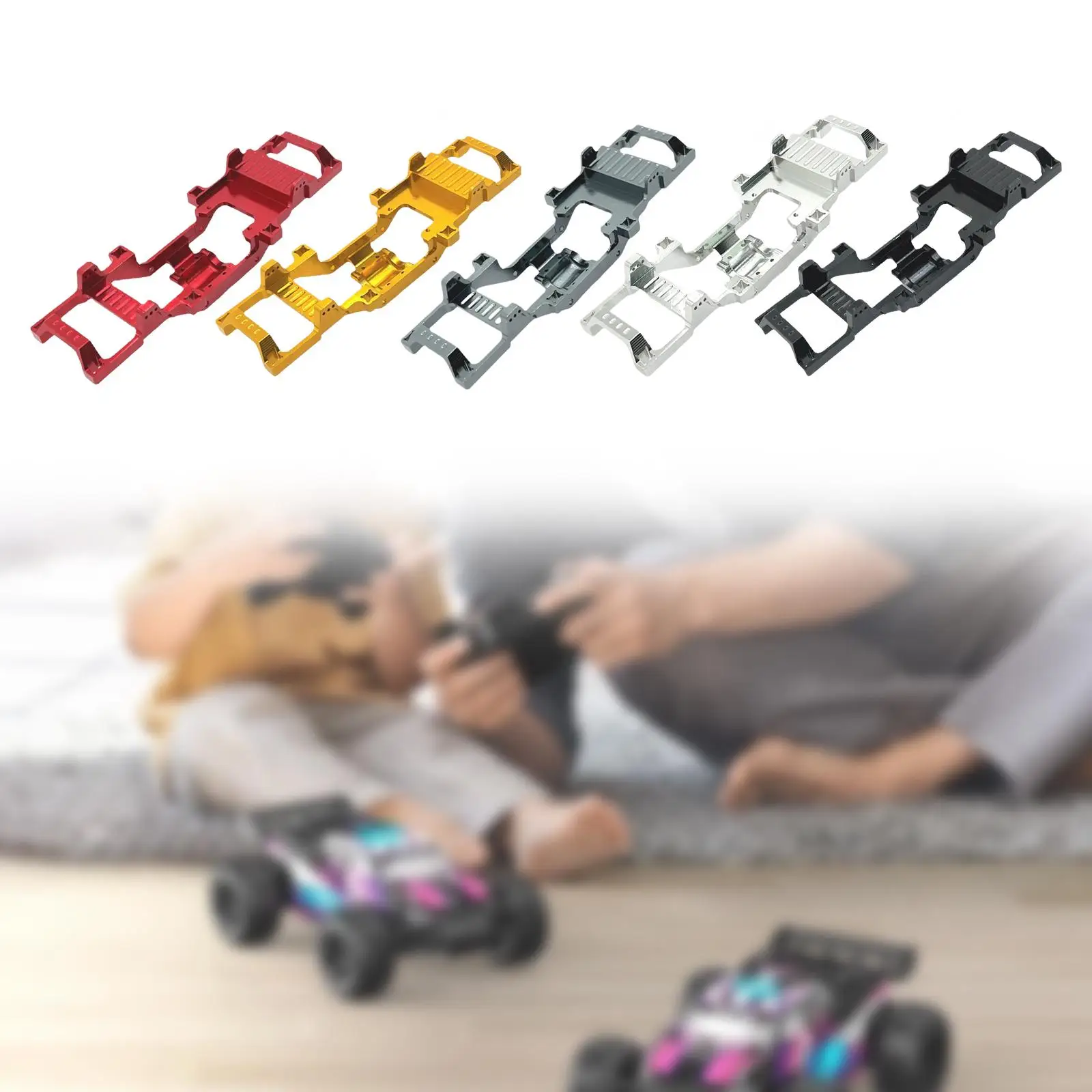RC Metal Chassis Frame Stable Fcx24 1:24 Scale Multifunctional Scale RC Chassis for Model Car Truck Vehicles Crawler DIY Parts