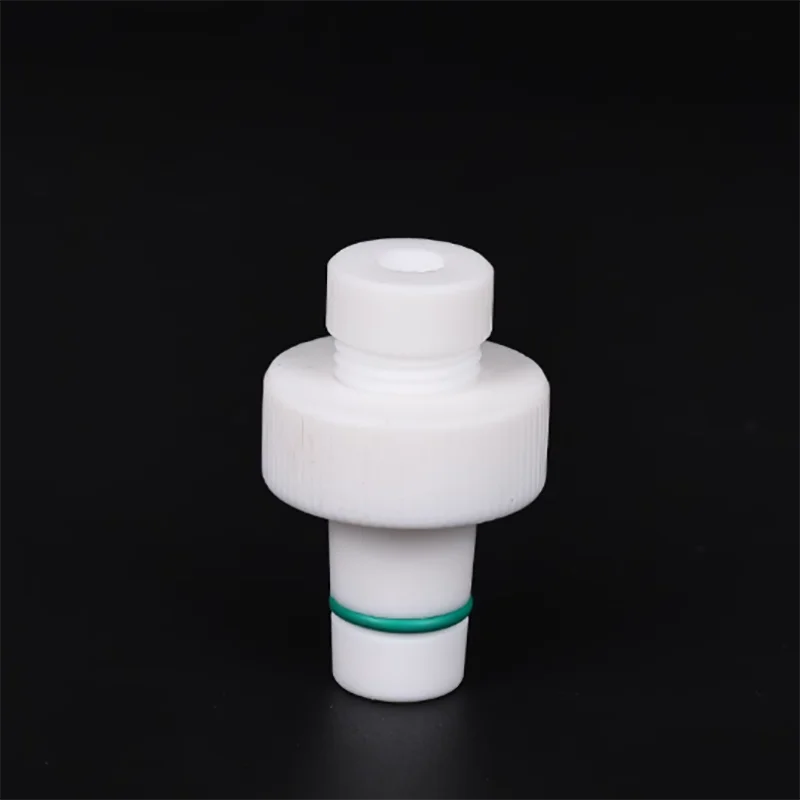 The new polytetrafluoroethylene mixing plug has a hole diameter of 8mm and has good sealing effect and stable mixing.