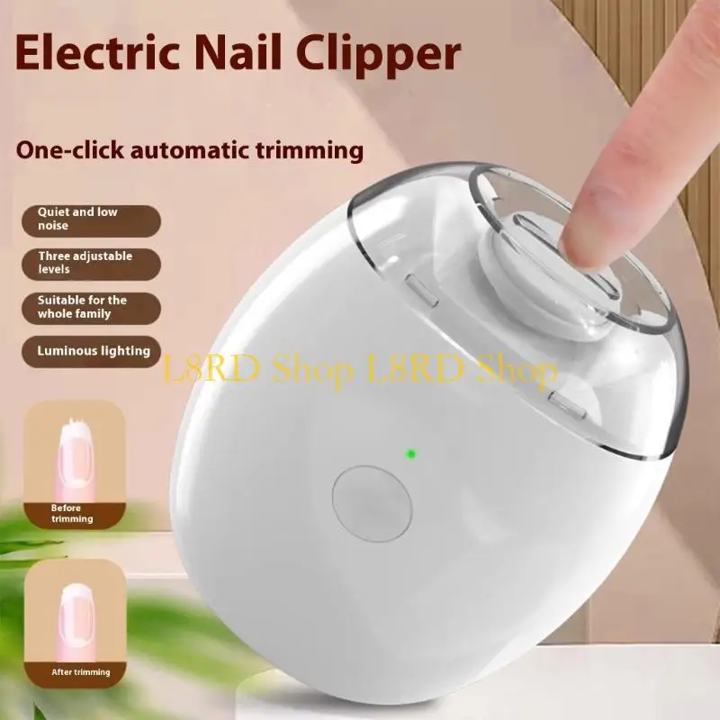 L8RD Electric Toddler Grinding Machine Adjustable Speed Quiet Motor Portable Infant Grooming Device