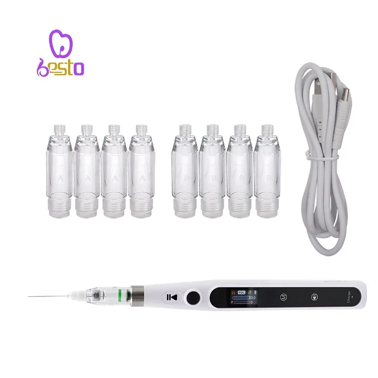 den tal Oral anes thesia Injector Portable Painless Wireless Local anes thesia with Operable LCD Display den tal Instruments