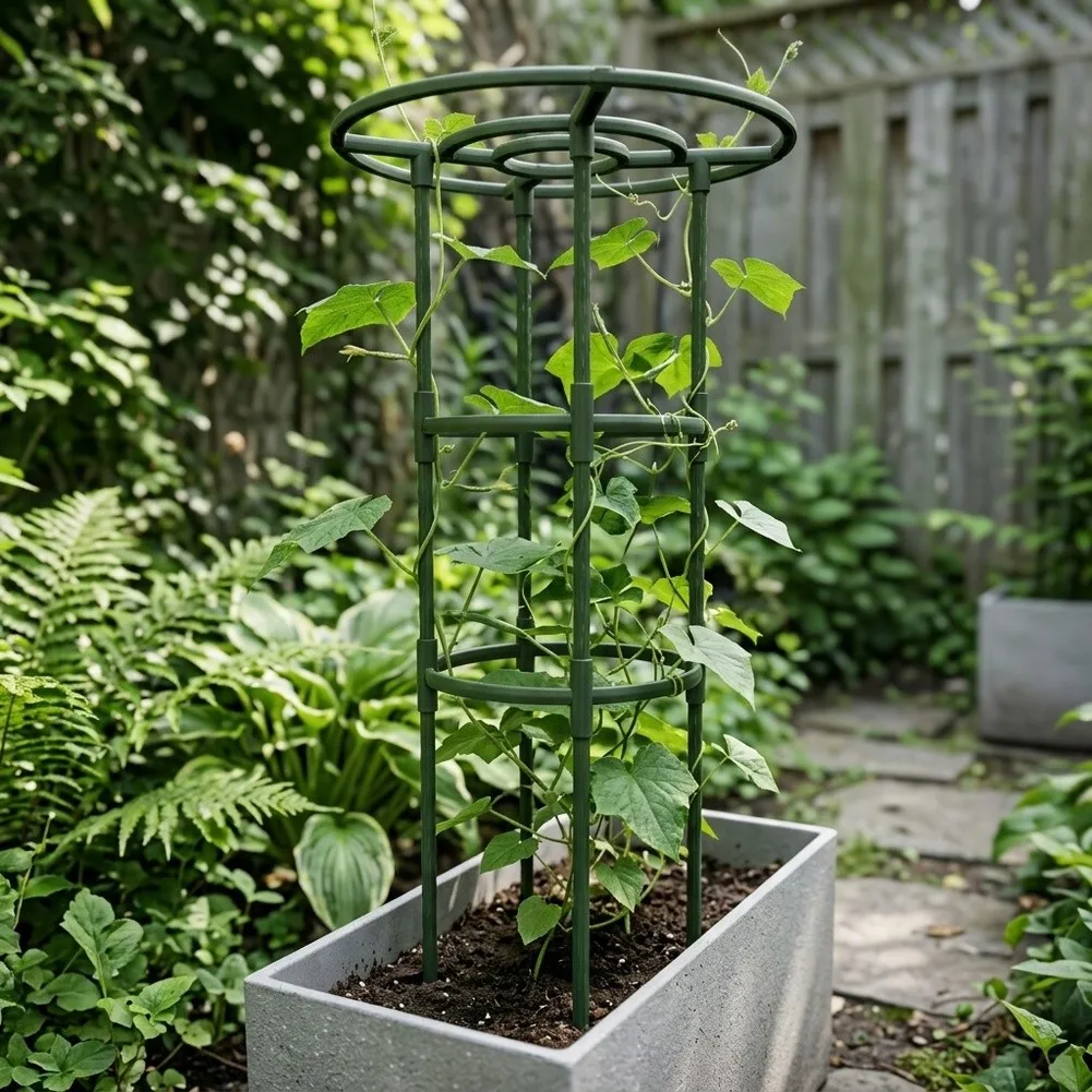 Trellis For Climbing Plants Frame Flower Support Cage Assemble Umbrella Shaped Flower Rack For Garden Vegetable Vine Parts