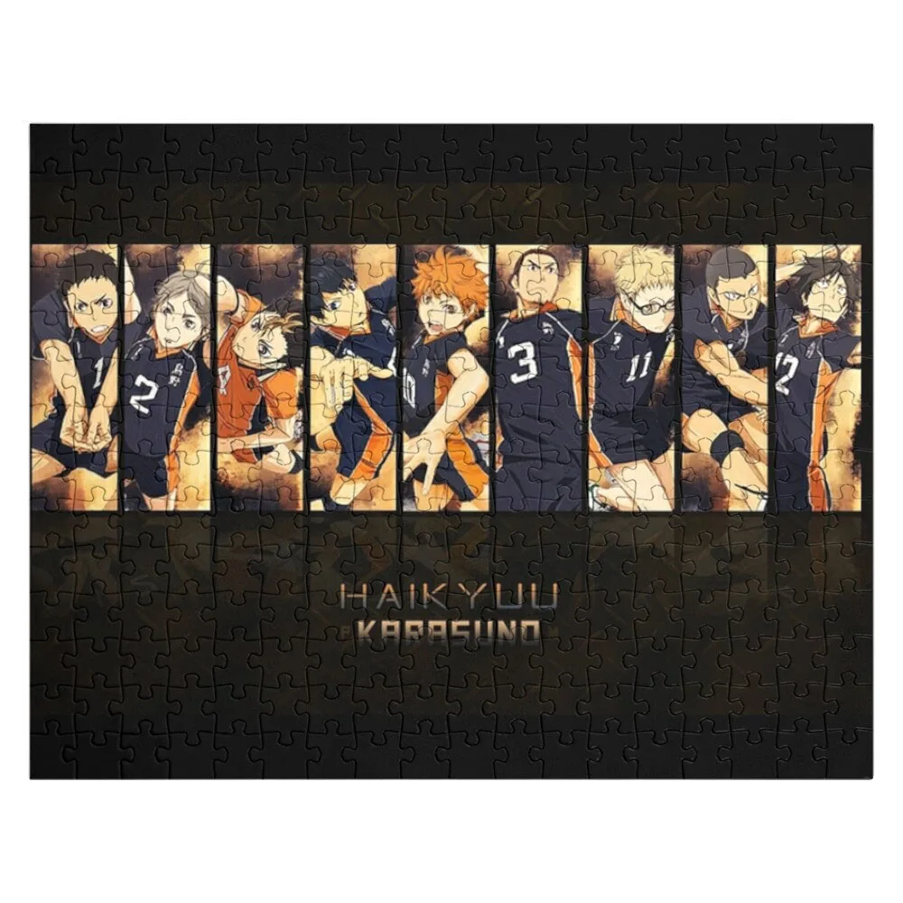 Haikyuu karasuno Jigsaw Puzzle Personalized Name Puzzle Personalized Wooden Name Puzzle Adult Wooden Puzze