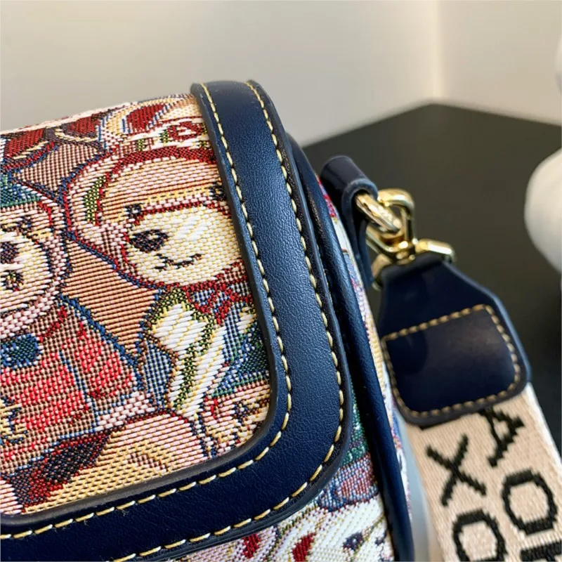 Designerska oryginalna torba modna torba Crossbody w kontrastowym kolorze dla kobiet 2023 nowa torba damska na jedno ramię