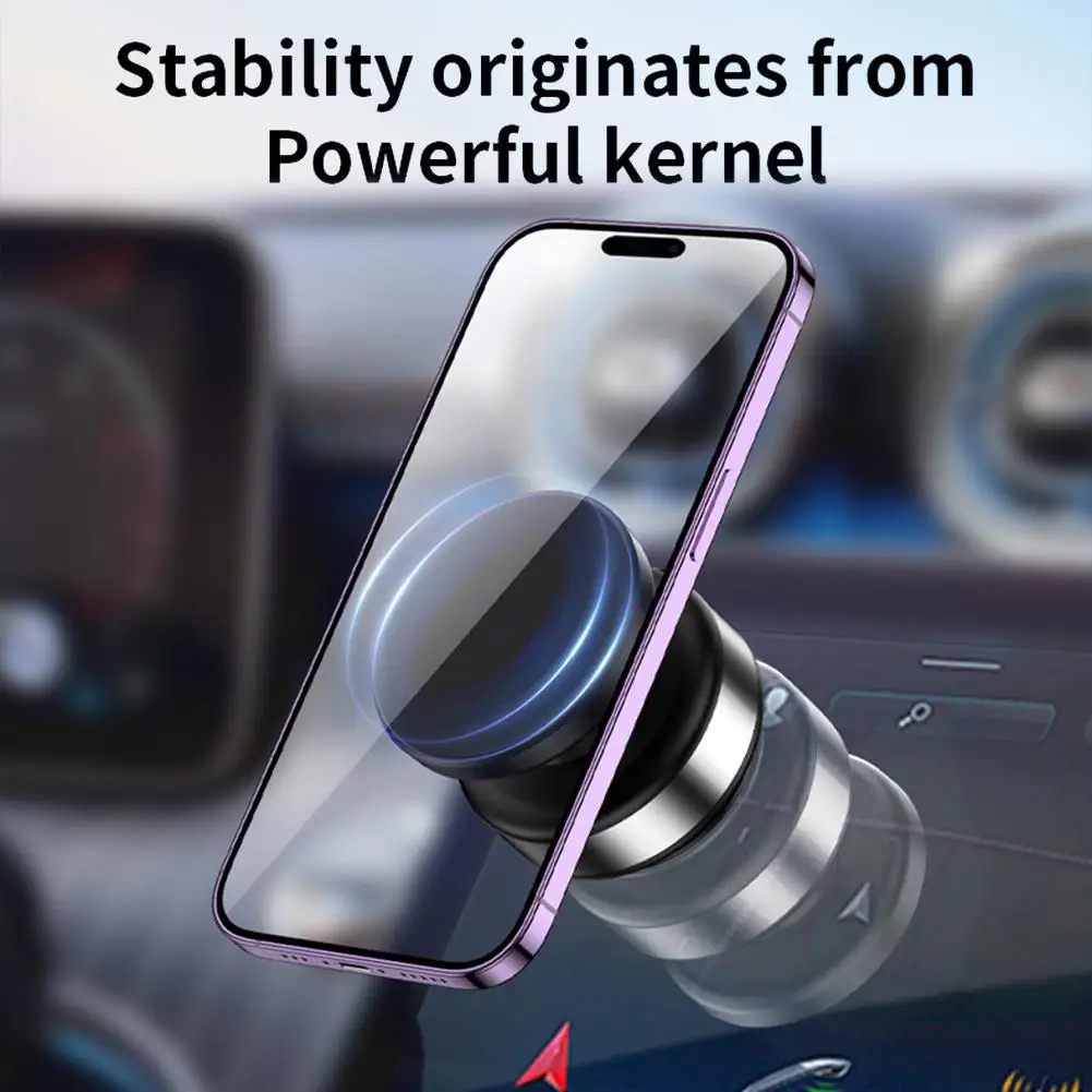 ذكي سنادات بالسيارة حامل هاتف المحمول التكنولوجيا المغناطيسية السوداء العالمي الامتزاز قوس فراغ الامتزاز مستقرة