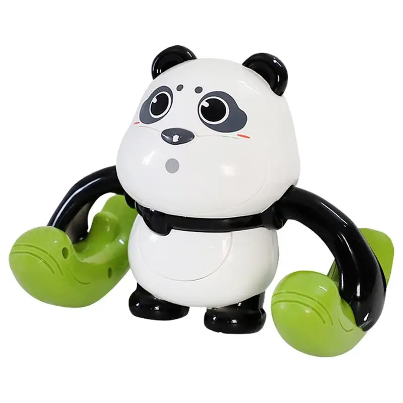 

Dancing Walking Toy Educational Musical Panda Toy 360 Degree Flipping Animal Toy With Light Music Voice Control Interactive Toy